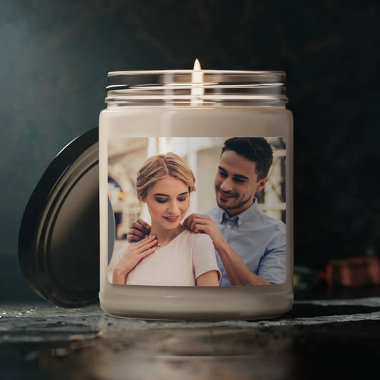 Photo Scented Candle – Personalized Label