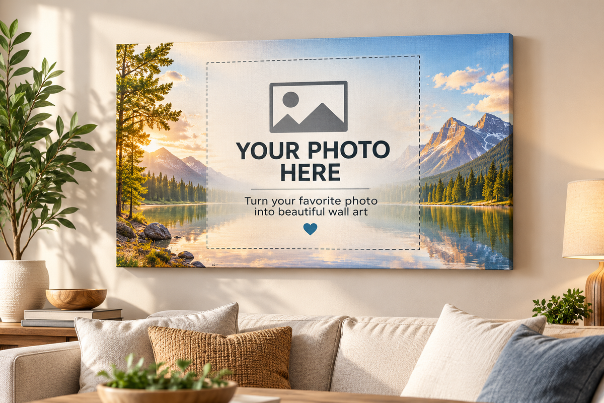 Custom Photo Canvas – Personalized Wall Art