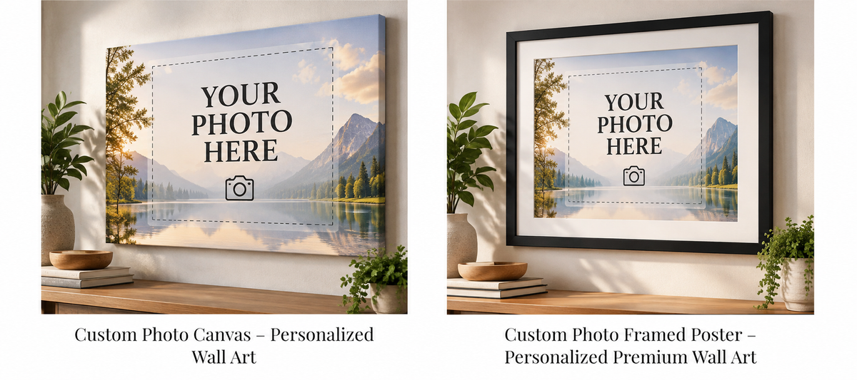 Custom Photo Canvas – Personalized Wall Art