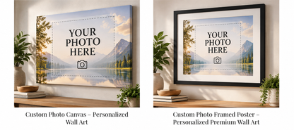Custom Photo Canvas – Personalized Wall Art