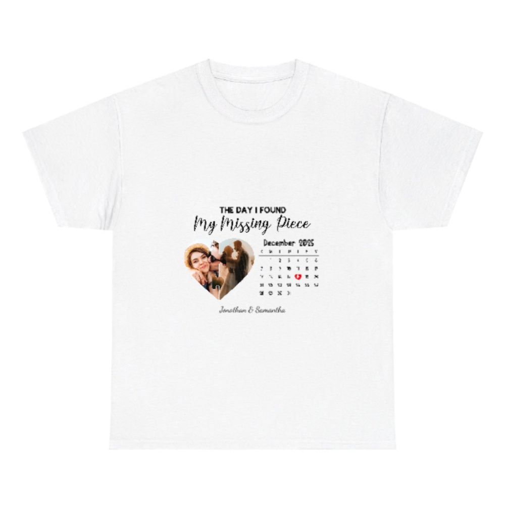 Couple Personalized T-Shirt – “The Day I Found You”